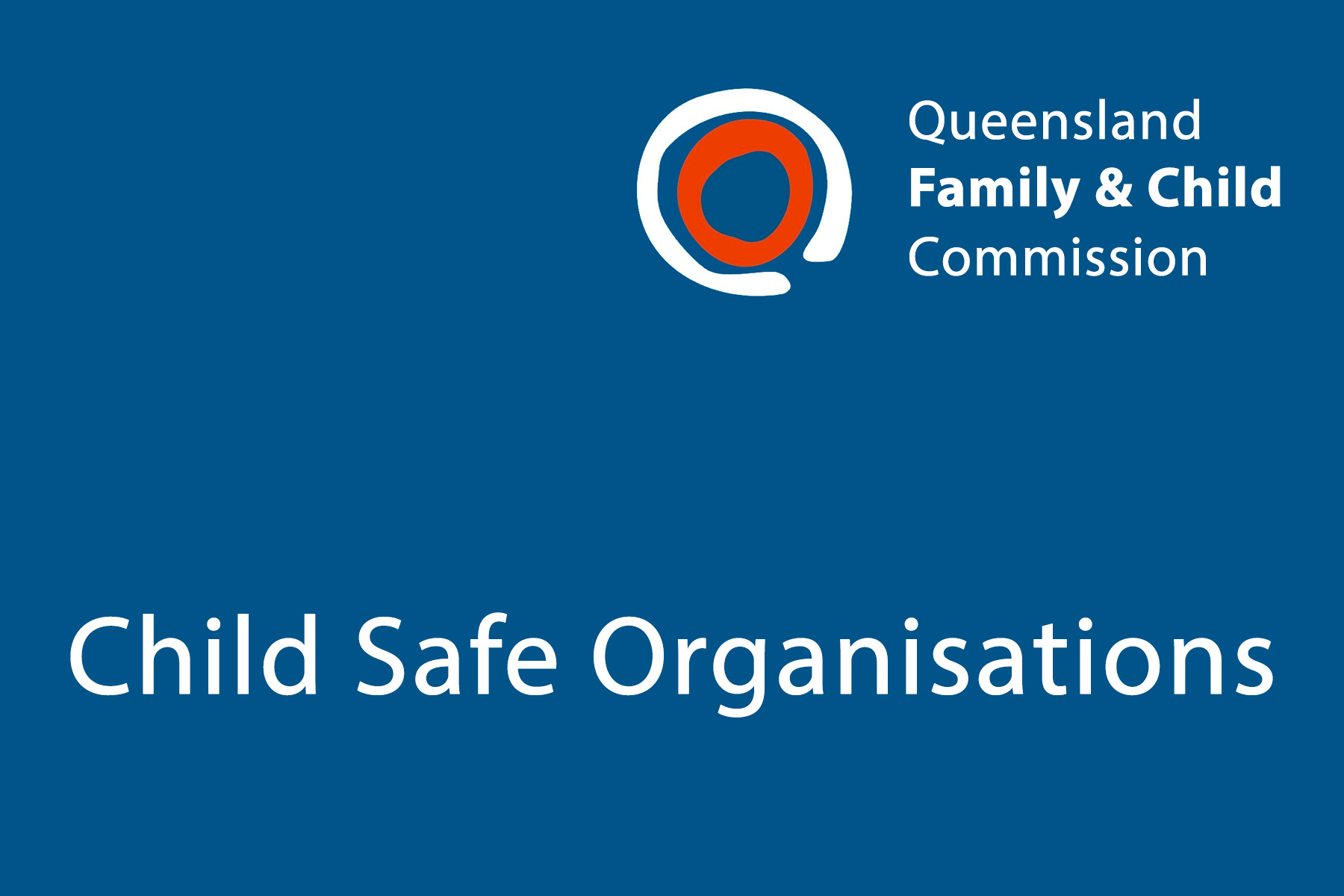 Chlid Safe Organisations