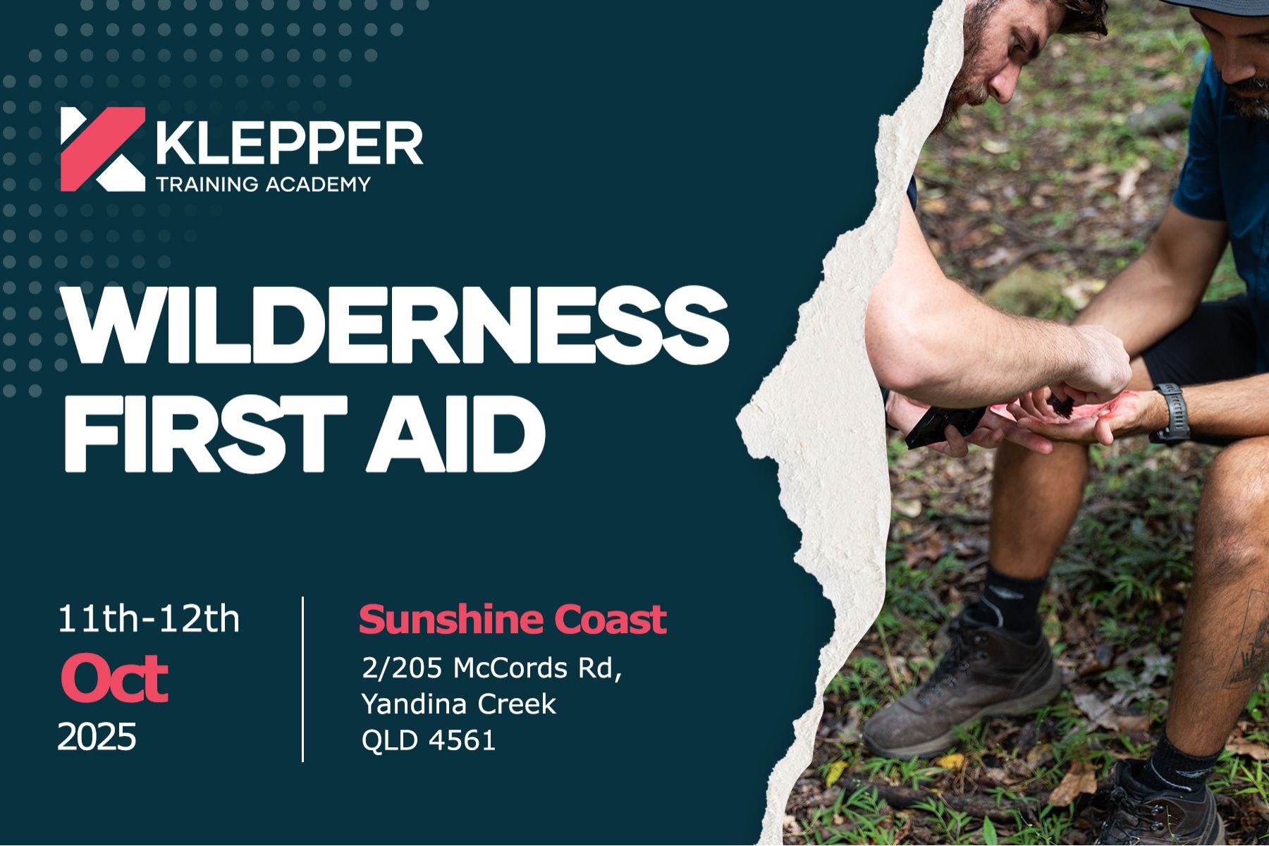 Klepper - Wilderness First Aid - Sunshine Coast - Oct- 2025