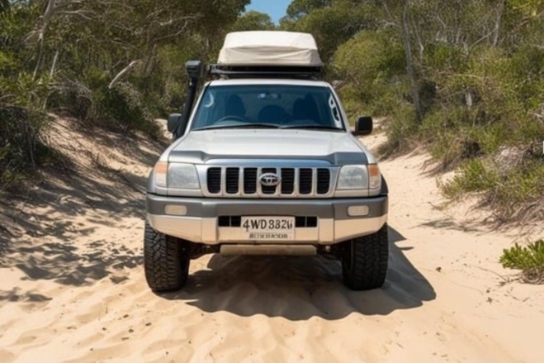 4WD on Beach