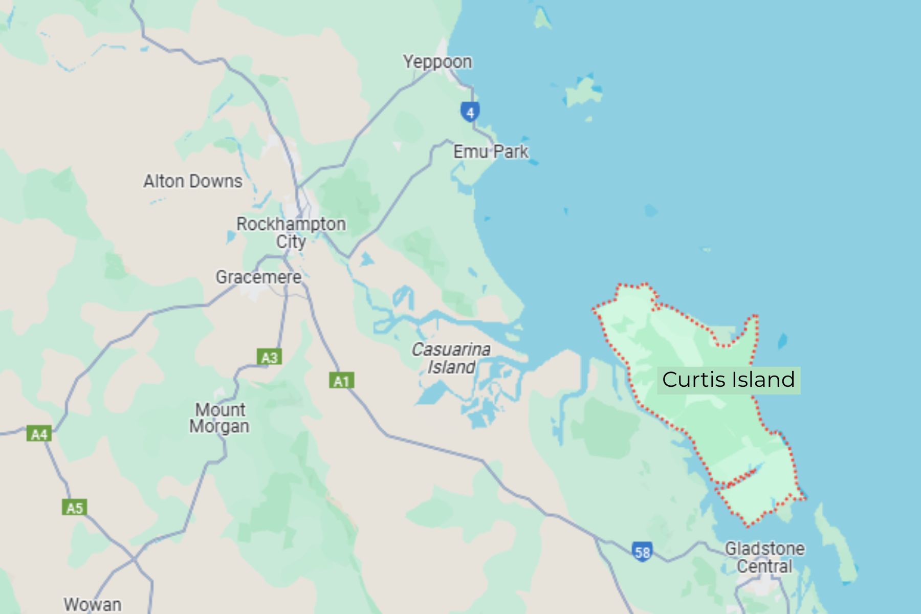 Curtis Island National Park - illegal activities