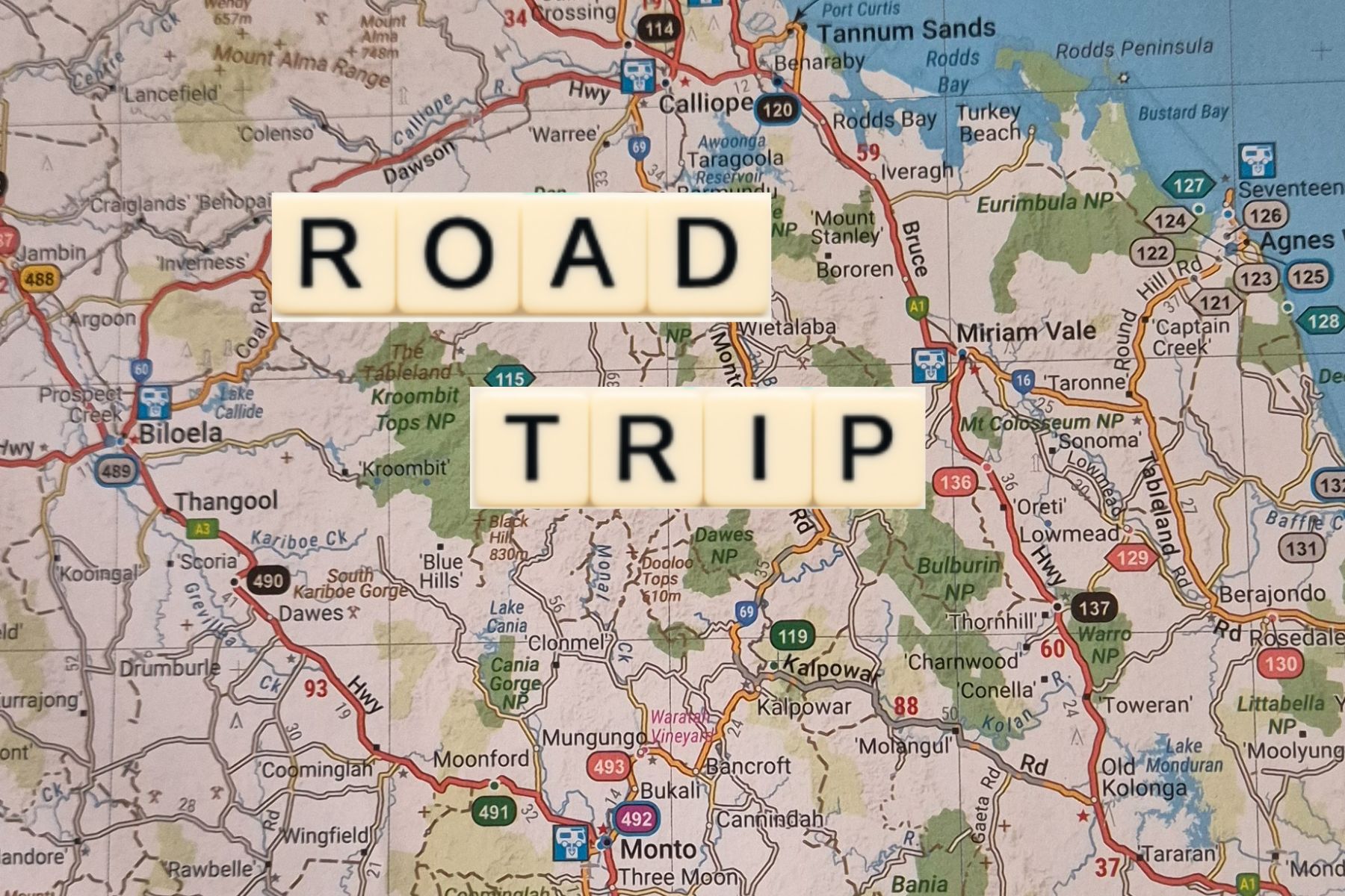 Road Trip Map