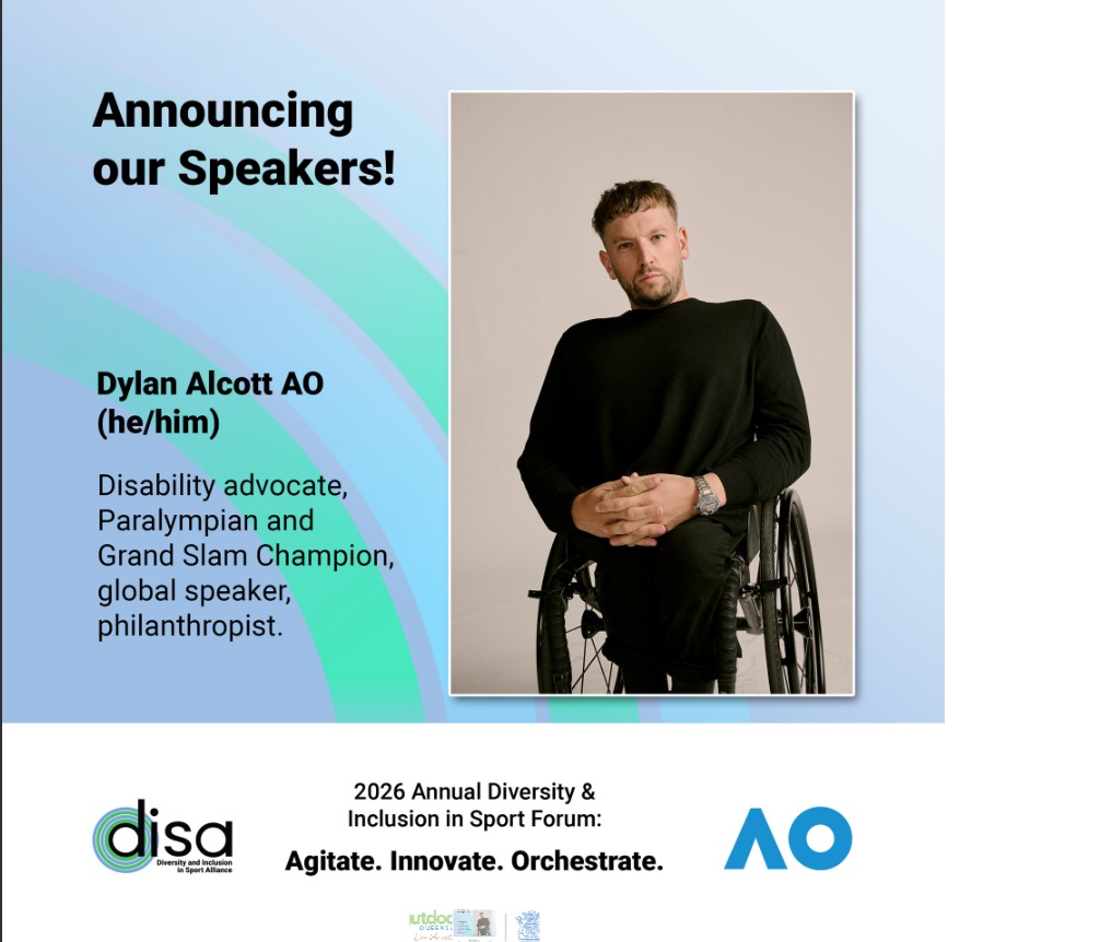 DISA SPEAKER - Dylan Alcott