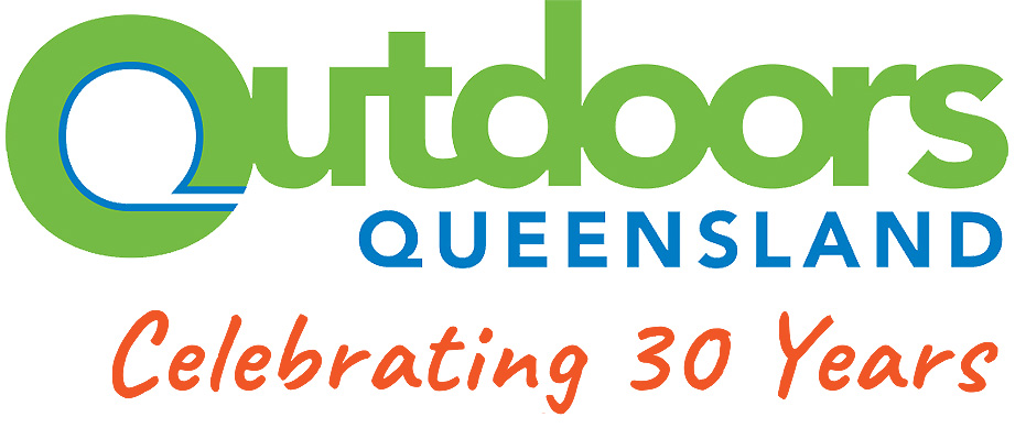 Outdoors Queensland 30 Year Logo