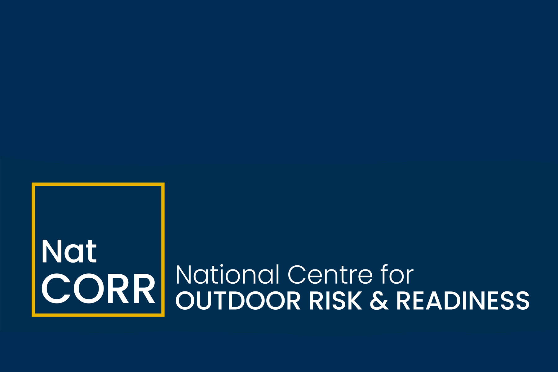 NatCORR Outdoor Survey Sector 2026